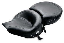 Load image into Gallery viewer, Mustang 94-96 Harley Road King Standard Touring 1PC Seat w/Black Pearl Studs - Black