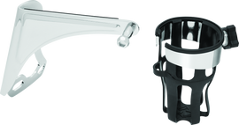 Kuryakyn Reflex Drink Holder Right Side HD Touring Passenger Mount 96-13 Chrome