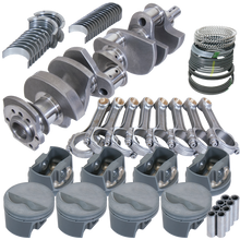 Load image into Gallery viewer, Eagle Chevy 350 3.480in Crank 6.000in I-Beam Rods -5cc Flat Top 4.000in Pistons Rotating Assembly