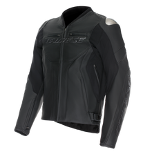 Load image into Gallery viewer, Dainese Racing 5 Leather Jacket Black/Black/Black Size - 48