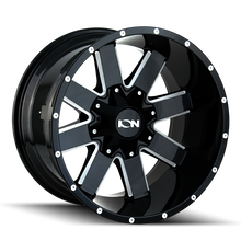 Load image into Gallery viewer, ION 141 20x10 / 8x170 BP / -19mm Offset / 125.2mm Hub Gloss Black Milled Wheel