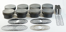 Load image into Gallery viewer, Mahle MS LS Piston Set 378ci 4.075in Bore 3.622 Stroke 6.125 Rod -4.5cc 10.0 CR - Set of 8