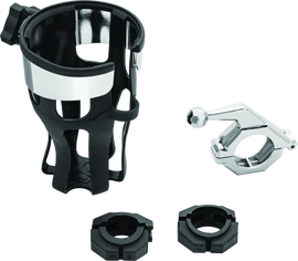 Kuryakyn Reflex Drink Holder With Bar Mount Universal Chrome