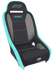 PRP Shreddy Comp Elite Suspension Seat - Black- Pink/Teal