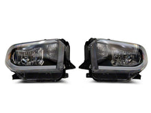 Load image into Gallery viewer, Raxiom 14-21 Toyota Tundra Axial Series Headlights w/ LED Bar- Blk Housing (Clear Lens)