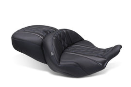 Mustang 23-25 Harley CVO Road Glide (ST) Super Touring Standard Reach One-Piece, 2 UP Black