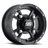 ITP SS 112 9x8 / 4x115 BP / 3+5 Offset Black Wheel