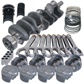 Eagle Chevy Tall 454 1Pc 4.250in Crank 6.800in H-Beam 43cc Dome 4.280in Pistons Rotating Assembly