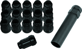 QuadBoss Spline Lug Nuts 12x1.25 - Black