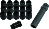 QuadBoss Spline Lug Nuts 12x1.25 - Black