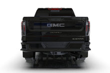 Load image into Gallery viewer, Rally Armor 20-25 GMC Sierra 2500/3500 HD Denali Black Mud Flap w/White Logo