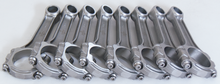 Load image into Gallery viewer, Eagle Pontiac 400-455 6.625in 5140 Steel 7/16in ARP 8740 BOLTS I-Beam Connecting Rods - Set of 8