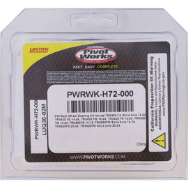 Pivot Works 14-23 Honda TRX420 FA Solid Axle Rear Wheel Bearing Kit