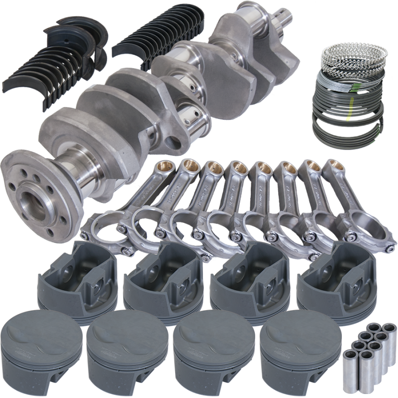 Eagle Chevy 400 3.750in Crank 5.700in I-Beam Rods -5cc Flat Top 4.125in Pistons Rotating Assembly
