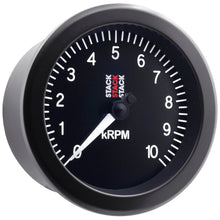 Load image into Gallery viewer, Autometer Stack Sport 88mm 0-10K RPM Tachometer - Black