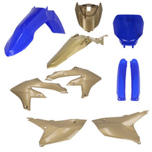 Load image into Gallery viewer, Acerbis 2024 Yamaha YZ250F/ 23+ YZ450F/FX (Includes Tank Cover) Full Plastic Kit - Blue/Gold