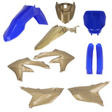 Acerbis 2024 Yamaha YZ250F/ 23+ YZ450F/FX (Includes Tank Cover) Full Plastic Kit - Blue/Gold