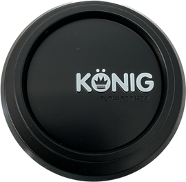 Konig Flow Formed Pop-in Center Cap - Heliogram/Neoform Black