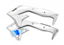 Load image into Gallery viewer, Cycra 16-18 Kawasaki KX450F Powerflow Radiator Shrouds - White