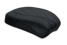 Load image into Gallery viewer, Mustang 00-15 Harley Softail Standard Rear Tire Wide Tripper Passenger Seat Diamond Stitch - Black