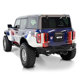 Westin 21-25 Ford Bronco (Excl. Sport) Spare Tire Delete Plate - Tex. Blk - GTR Auto