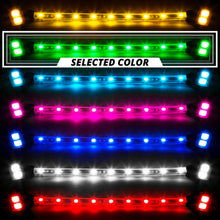 Load image into Gallery viewer, XK Glow Strips Single Color XKGLOW LED Accent Light Motorcycle Kit White - 8xPod + 2x8In