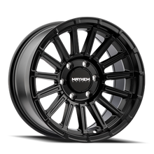 Load image into Gallery viewer, Mayhem 8309 Granite 17x9 / 6x139.7 BP / 0mm Offset / 106.1mm Hub Satin Black