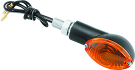 BikeMaster Ministalk Marker Light Oval - Black/Amber