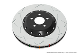DBA 04-08 Porsche 911 GT3 T3 5000 Series Front Slotted Rotor Assembled w/ Black Hat