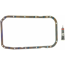 Load image into Gallery viewer, Fel-Pro Chrysler LeBaron OS 30570 C Engine Oil Pan Gasket Set Blue Stripe cork-rubber