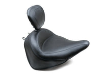 Load image into Gallery viewer, Mustang 00-15 Harley Softail Std Rear Tire Wide Touring Solo Seat w/Driver Backrest - Black
