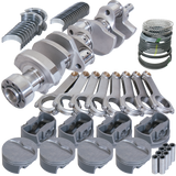 Eagle Chevy LT1 350 1Pc 3.750in Crank 6.000in H-Beam -5cc Flat Top 4.060in Pistons Rotating Assembly