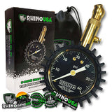 Rhino USA Heavy Duty 60 Psi Tire Pressure Gauge