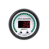 Autometer 52.4mm White Switchable 0-1600 PSI / 0-110 BAR Vacuum/Boost Phantom Elite Digital Gauge