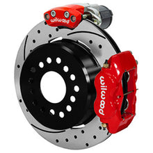 Load image into Gallery viewer, Wilwood Forged Dynalite Rear Electronic Parking Brake Kit - Red Powder Coat Caliper - D/S Rotor