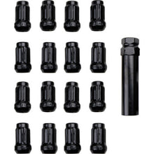 Load image into Gallery viewer, ITP Lug Nuts (Box of 16) w/ Key - 12x1.5 Splined 60 Deg Taper - Black