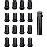 ITP Lug Nuts (Box of 16) w/ Key - 12x1.5 Splined 60 Deg Taper - Black