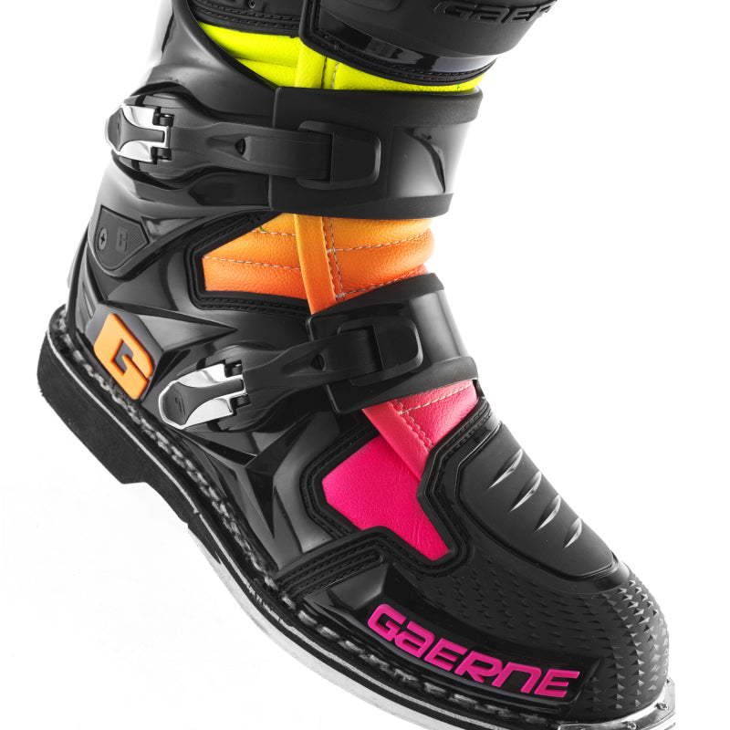 Gaerne SG12 Limited Edition Boot Black/Orange/Pink - Size 8