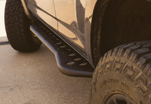 Load image into Gallery viewer, Cali Raised 03-09 Toyota 4Runner Step Ed Bolt On Rock Sliders - Kick Out/PwdrCoat Plate/Pwdr