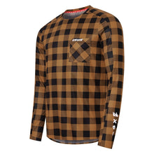 Load image into Gallery viewer, USWE Flannel Long Sleeve Lightweight Off-Road Jersey Bronze - XS