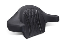 Load image into Gallery viewer, Mustang 23-25 Harley CVO Road Glide (ST) Deluxe Diamond Ext Arm Wrap-around Backrest Black