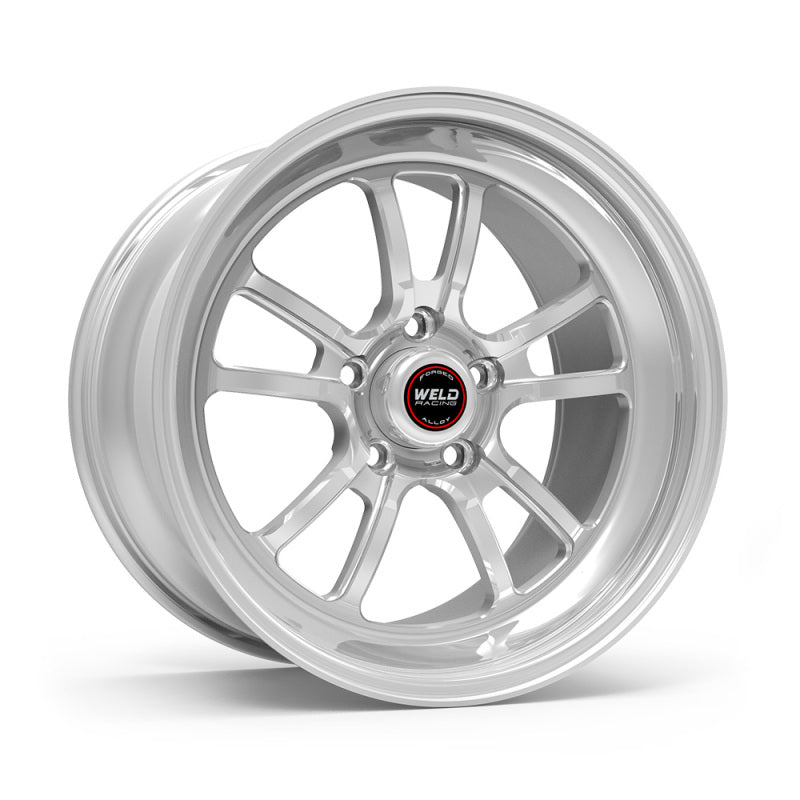 Weld S70 RT-S 18x5in / 5x120.65 BP / 3.2in. BS - Polished Center - Polished Shell Wheel