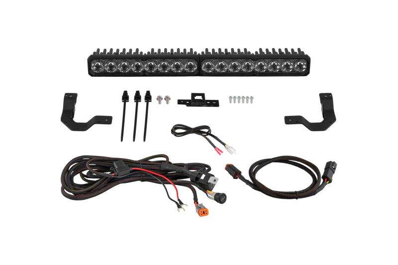 Diode Dynamics 2024-2026 Toyota Tacoma TRD Grille Lightbar SS20 Sport White Driving 6000K