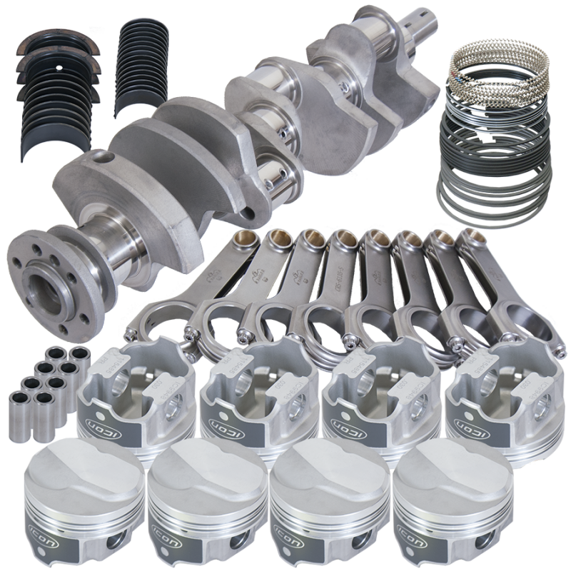 Eagle Chevy 396/402 3.766in Crank 6.135in H-Beam 17cc Dome 4.185in Pistons Rotating Assembly