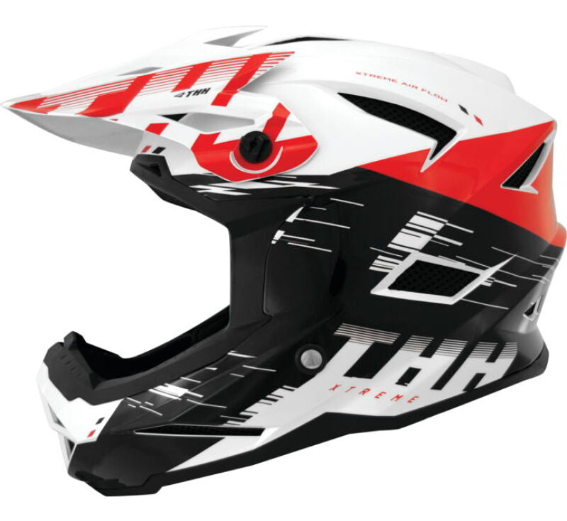 THH Helmets T-42 BMX Xtreme  White/Red - Small