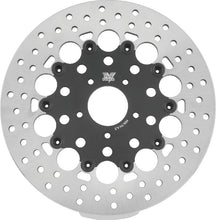 Load image into Gallery viewer, Twin Power 08-13 FLH FLT 08-16 FLHR 06-17 Dyna Front 11.8 Floating Rotor With Holes Black