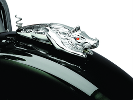 Kuryakyn Wild Boar Fender Ornament Chrome