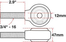 Load image into Gallery viewer, SPC Performance xAxis Rod End Ball Joint
