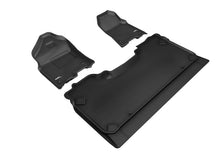 Load image into Gallery viewer, 3D MAXpider 2019-2020 Dodge Ram 1500 Crew Cab Kagu 1st &amp; 2nd Row Floormats - Black