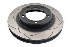 DBA 98-06 Toyota 70 Landcruiser (Reverse Mount) 4X4 Survival T2 Slotted Front Brake Rotor